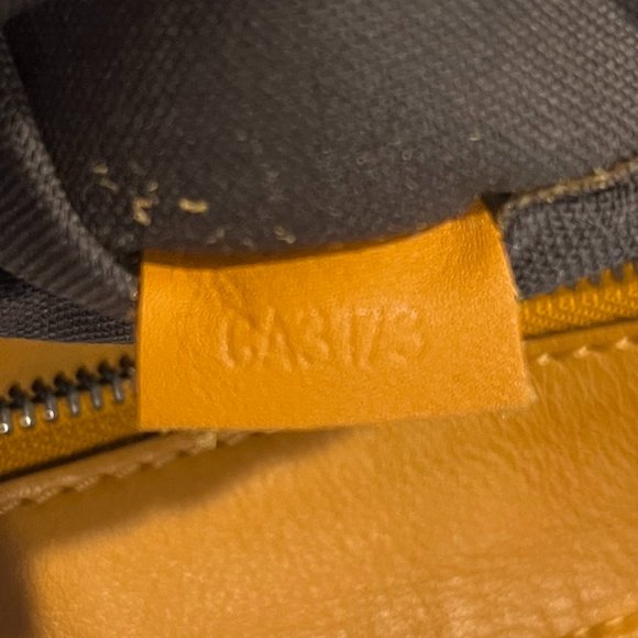 RARE!!!! LOUIS VUITTON TADAO MUSTARD DAMIER BAG - Picture 16 of 16